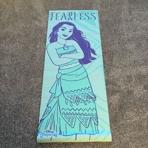 Disney Princess Fearless Yoga Mat in Blue and Green